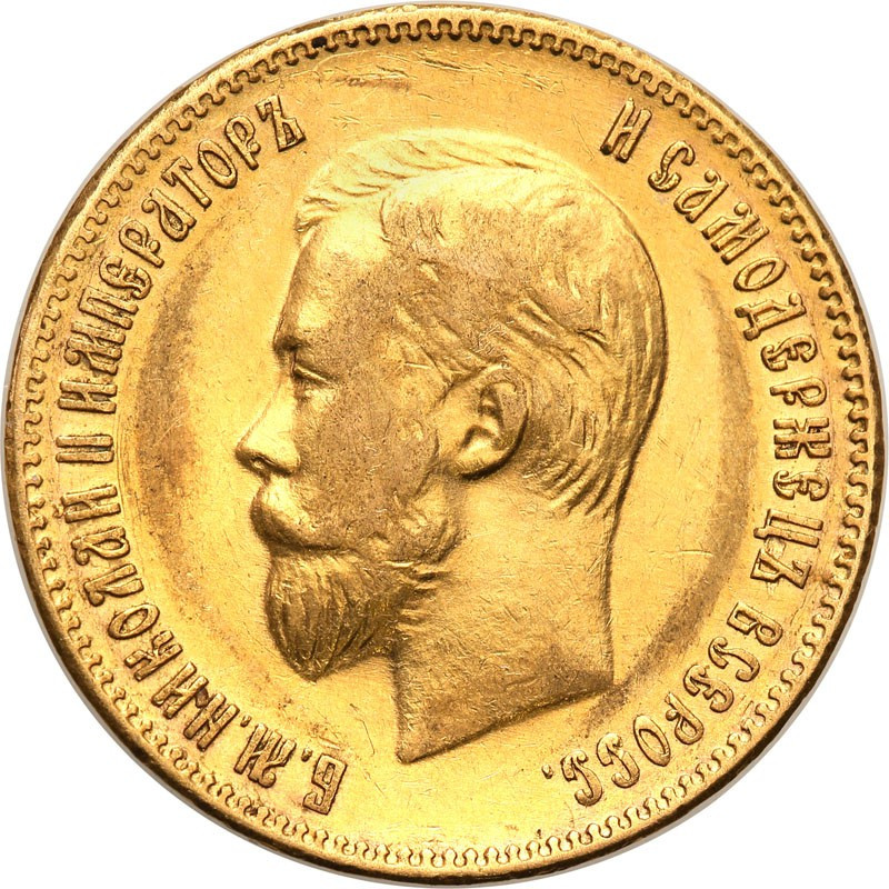 Rosja Mikołaj II 10 Rubli 1902 st.1-
