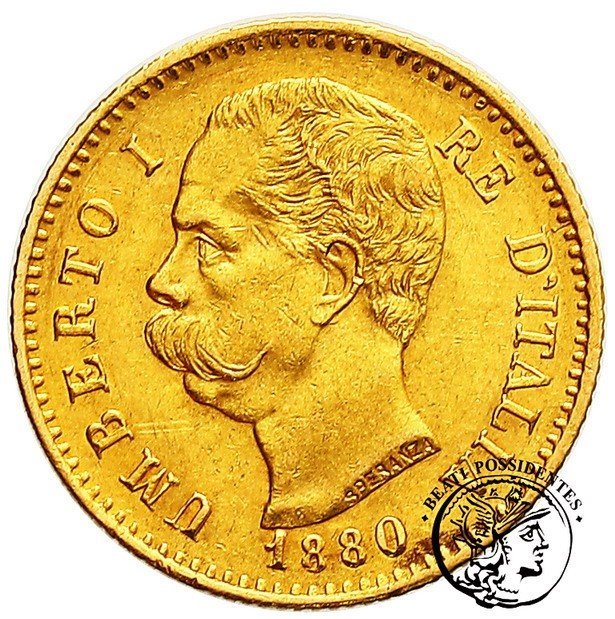 Włochy Umberto I 20 Lirów 1880  st.3