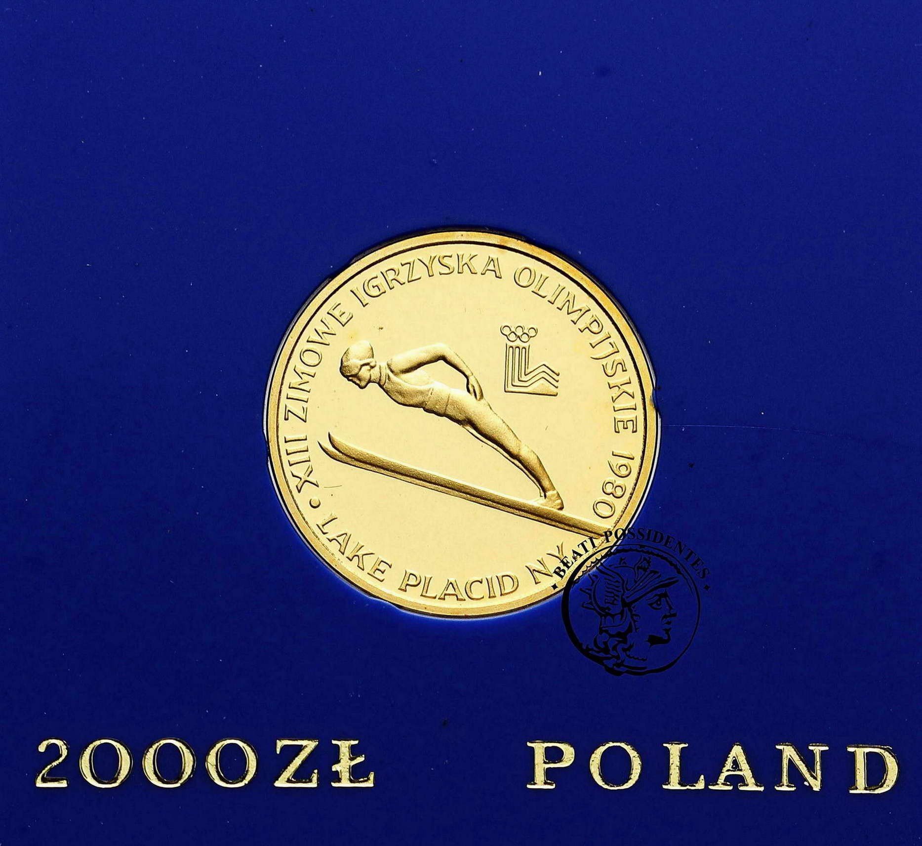 Polska PRL 2000 zł 1980 Lake Placid st. L