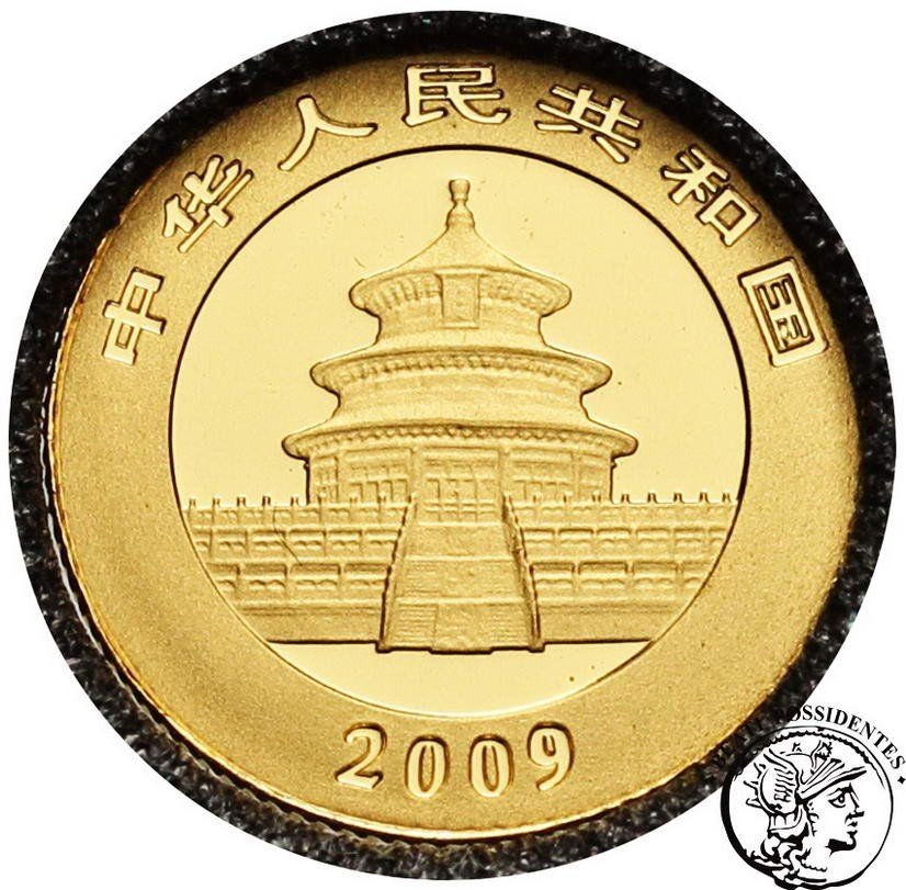 Chiny 20 Yuan 2009 Panda (1/20 uncji) st. L