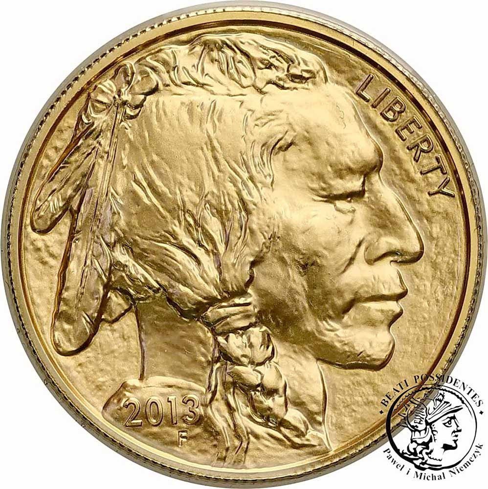USA 50 dolarów Bizon 2013 1 Oz Au st. 1