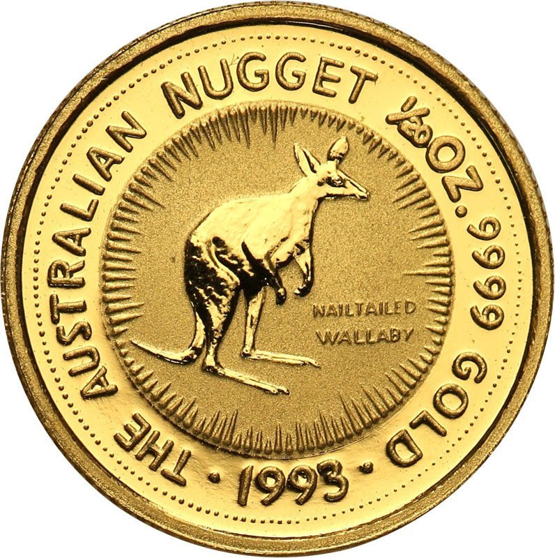 Australia 5 dolarów 1993 kangur st.L