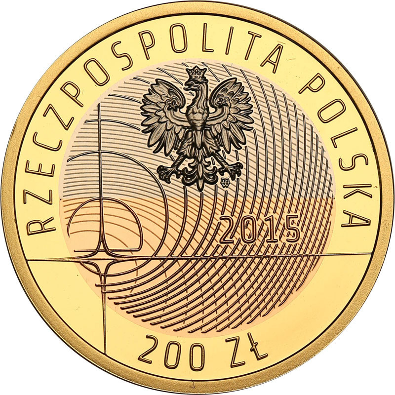 Polska III RP 200 złotych 2015 Politechnika Warszawska st.L