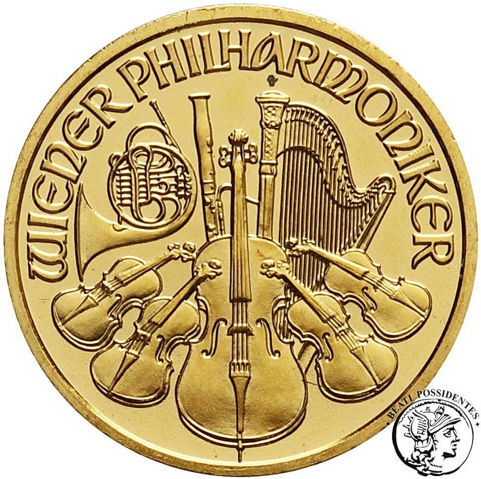 Austria 10 Euro 2005 Filharmonia 1/10 Oz Au st. 1