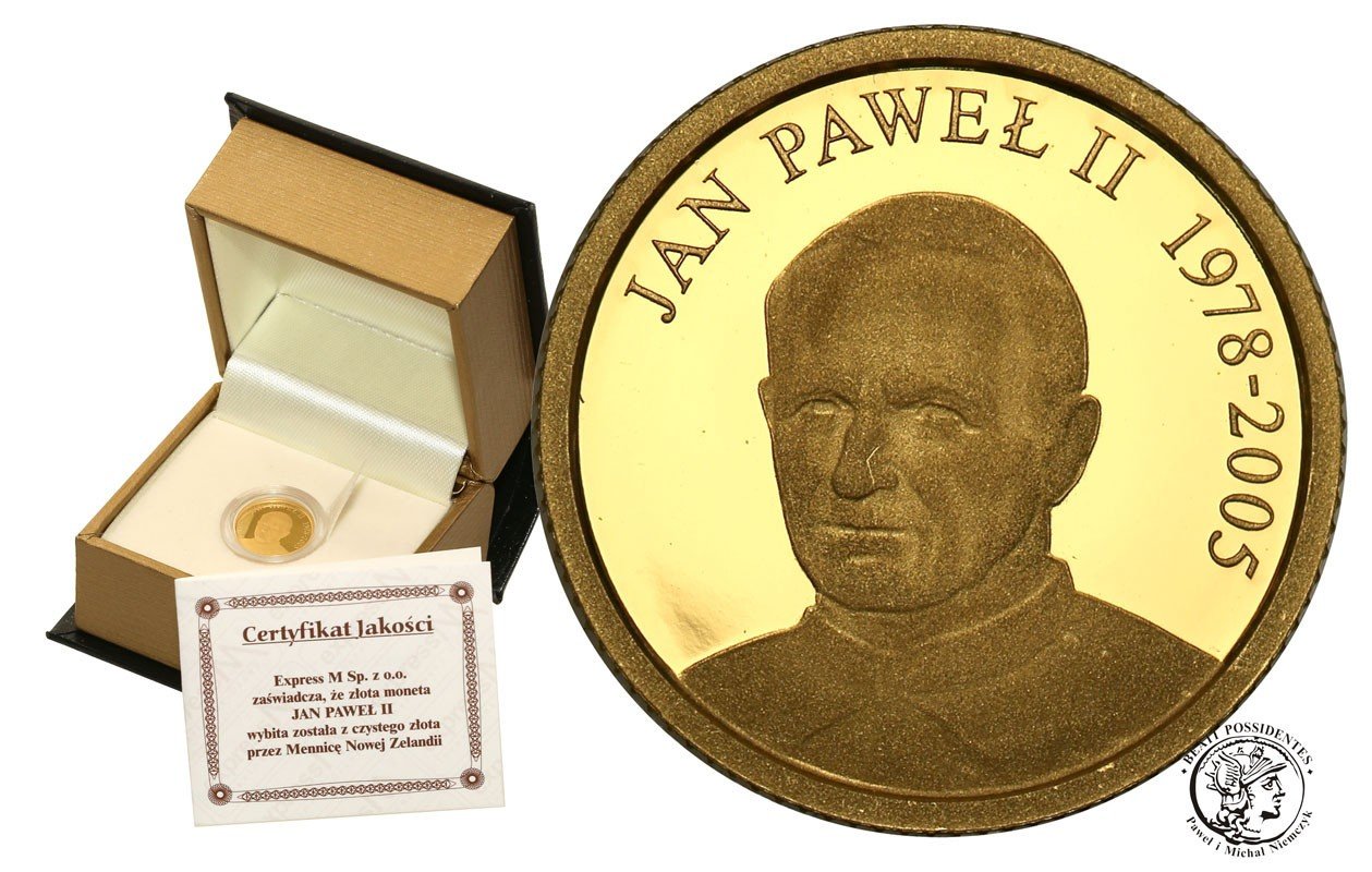 Fidżi 10 dolarów 2006 Papież Jan Paweł II st.L