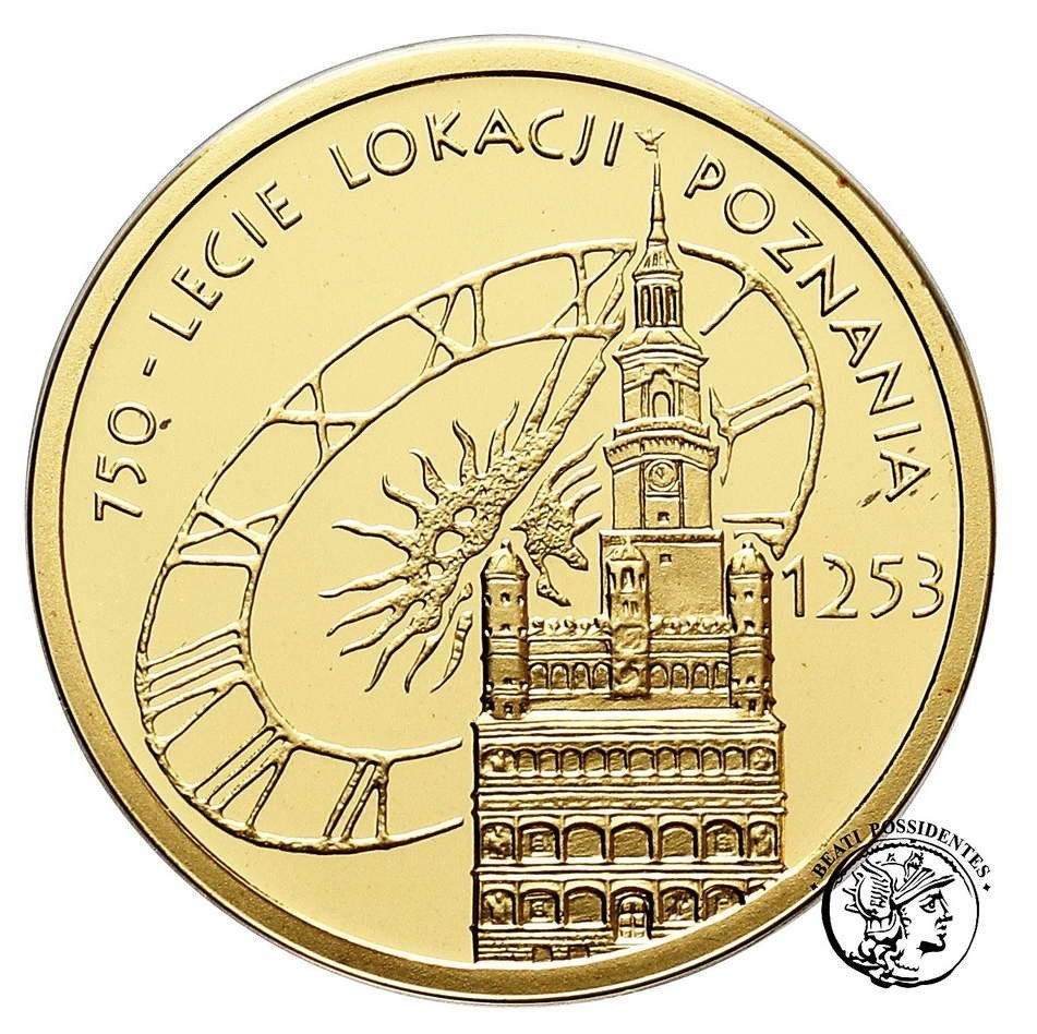 Polska 100 złotych 2003 Lokacja Poznania st. L