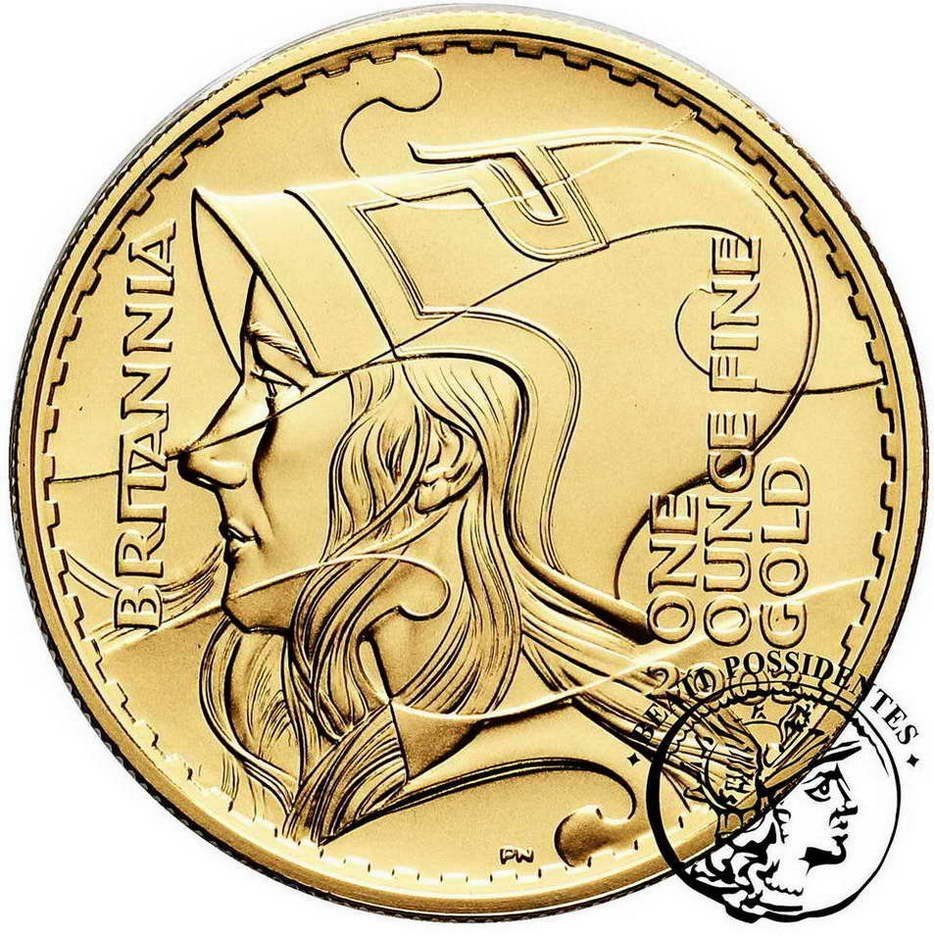 Wielka Brytania 100 Funtów 2003 Elżbieta II (1 uncja złota) st. L