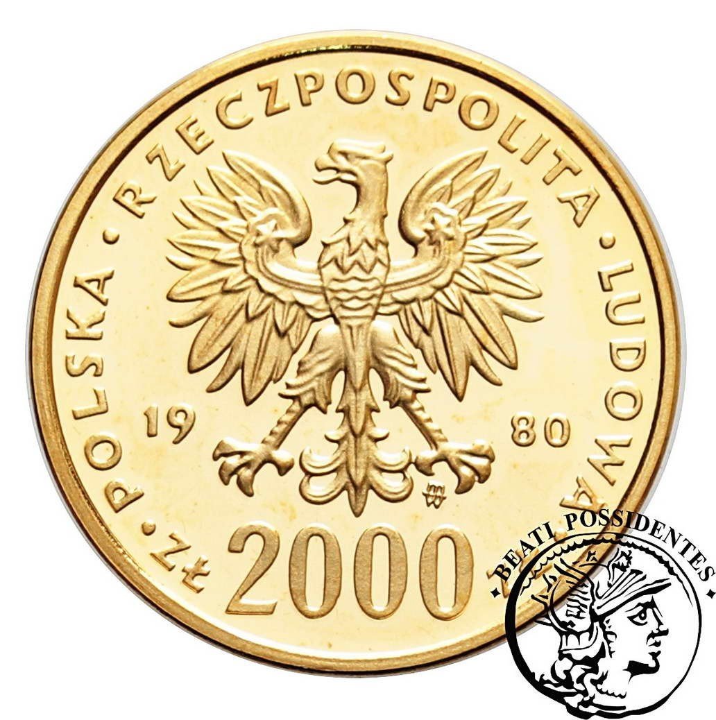 Polska PRL 2000 zł 1980 Bolesław Chrobry st.L-