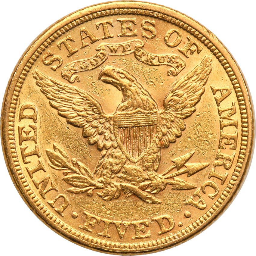USA 5 dolarów 1897 Philadelphia st.1-