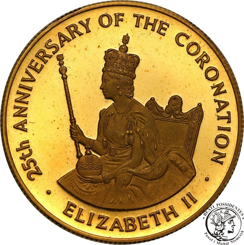 Jamajka 100 dolarów 1978 Elżbieta II st.L-