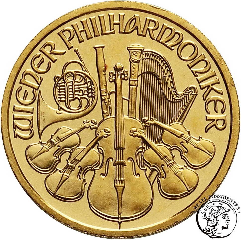 Austria 10 Euro 2005 Filharmonia 1/10 Oz Au st. 1