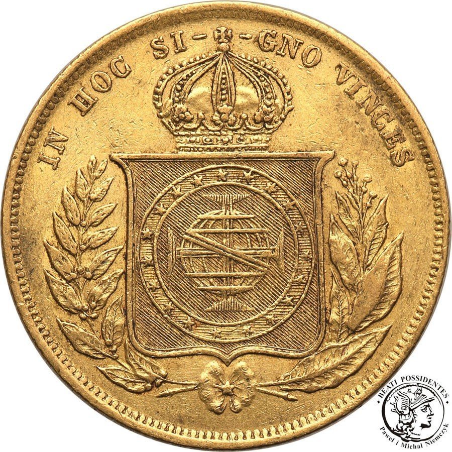 Brazylia 10000 Reis 1875 st.3+