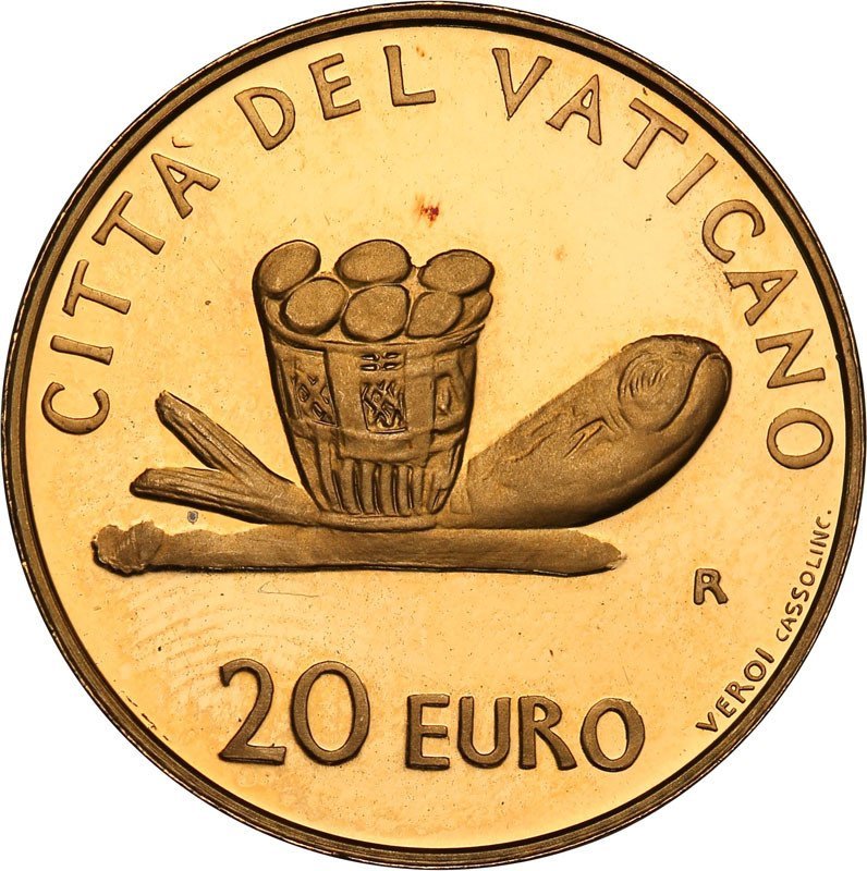 Watykan 20 Euro 2007 Benedykt XVI st.L
