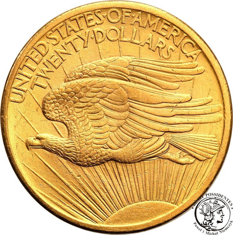 USA 20 dolarów 1907 st.1-