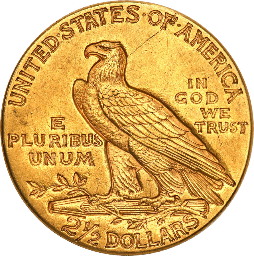 USA 2,5 dolara 1913 Indianin st. 1-