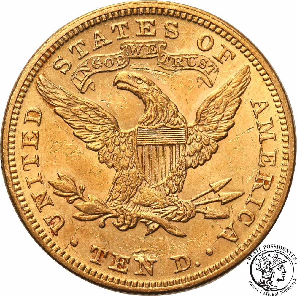 USA 10 dolarów 1894 Philadelphia st.1-/2+