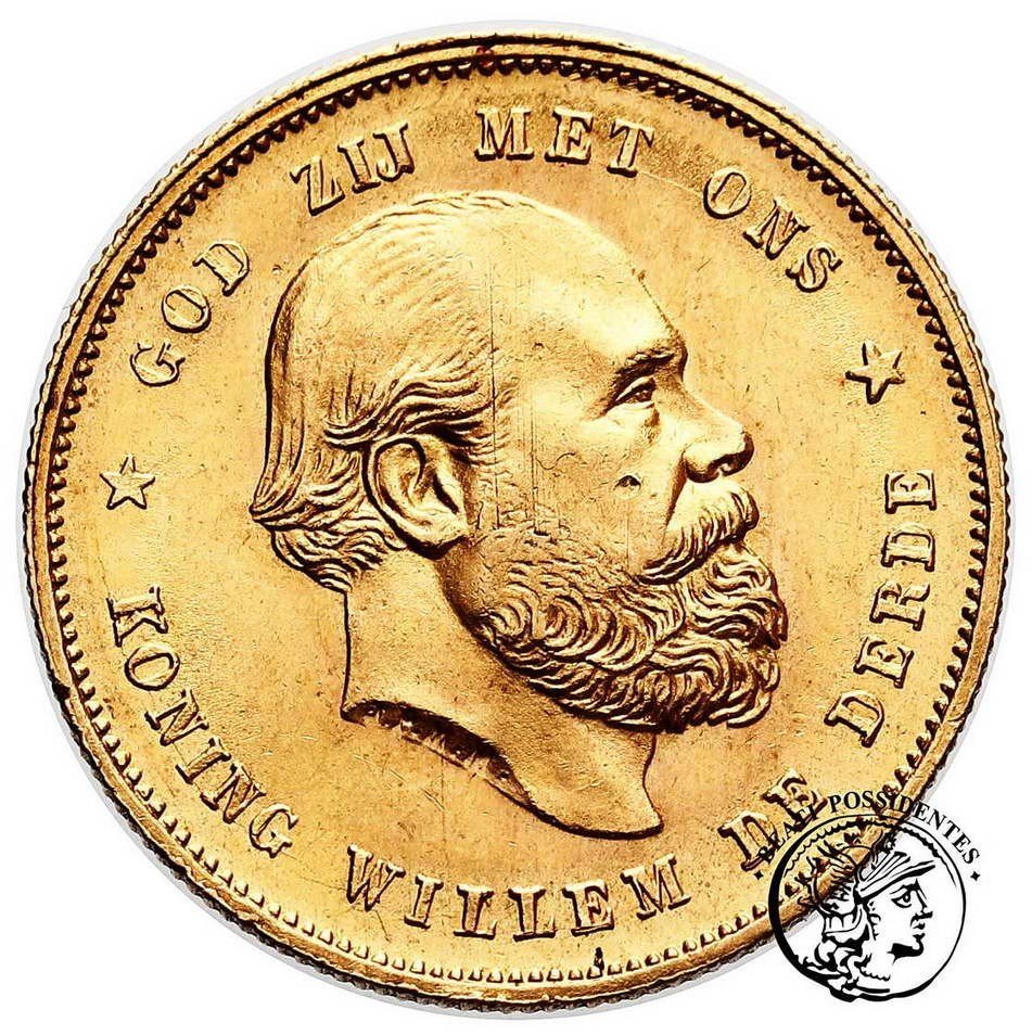 Holandia 10 Guldenów 1876 st.1