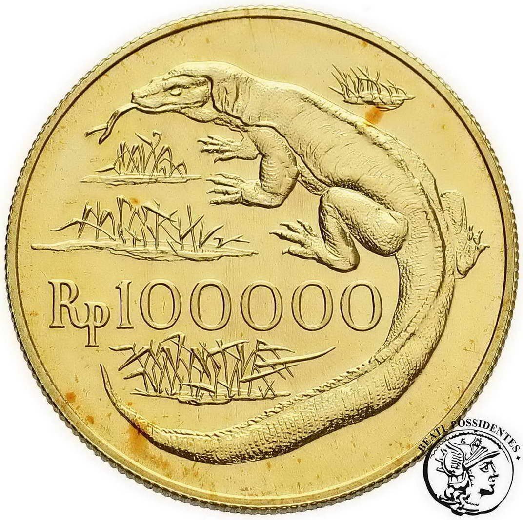 Indonezja 100 000 Rupii 1974 Waran st. 1-