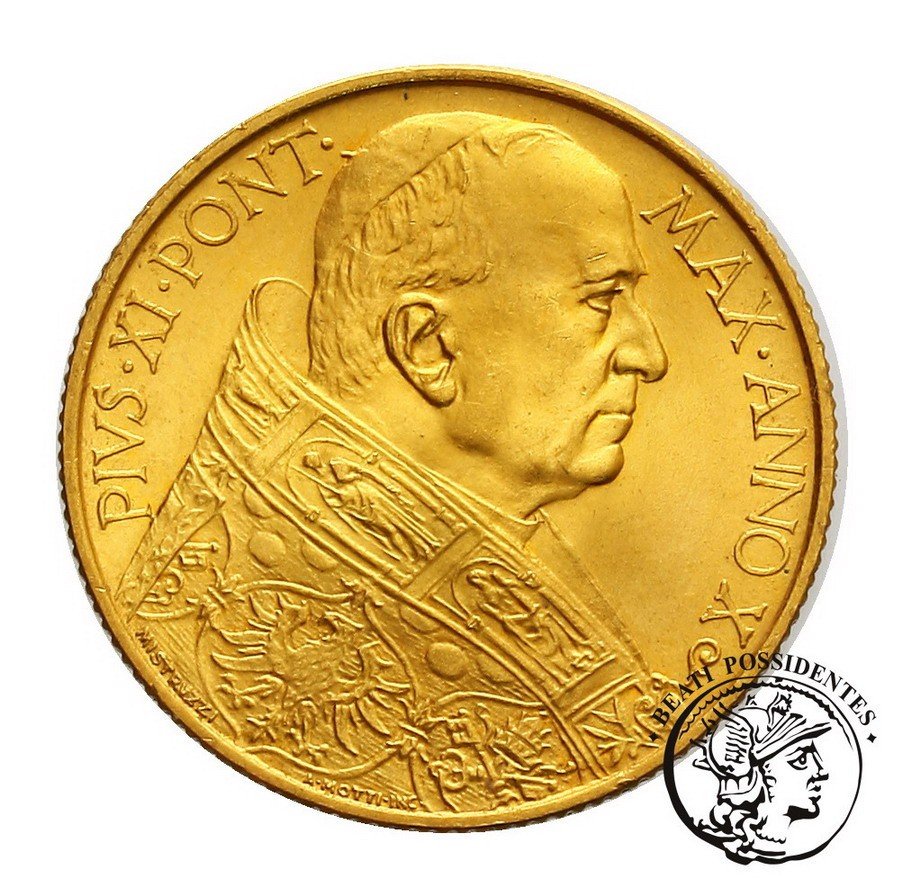 Watykan 100 Lirów 1931 Pius XI st. 1-