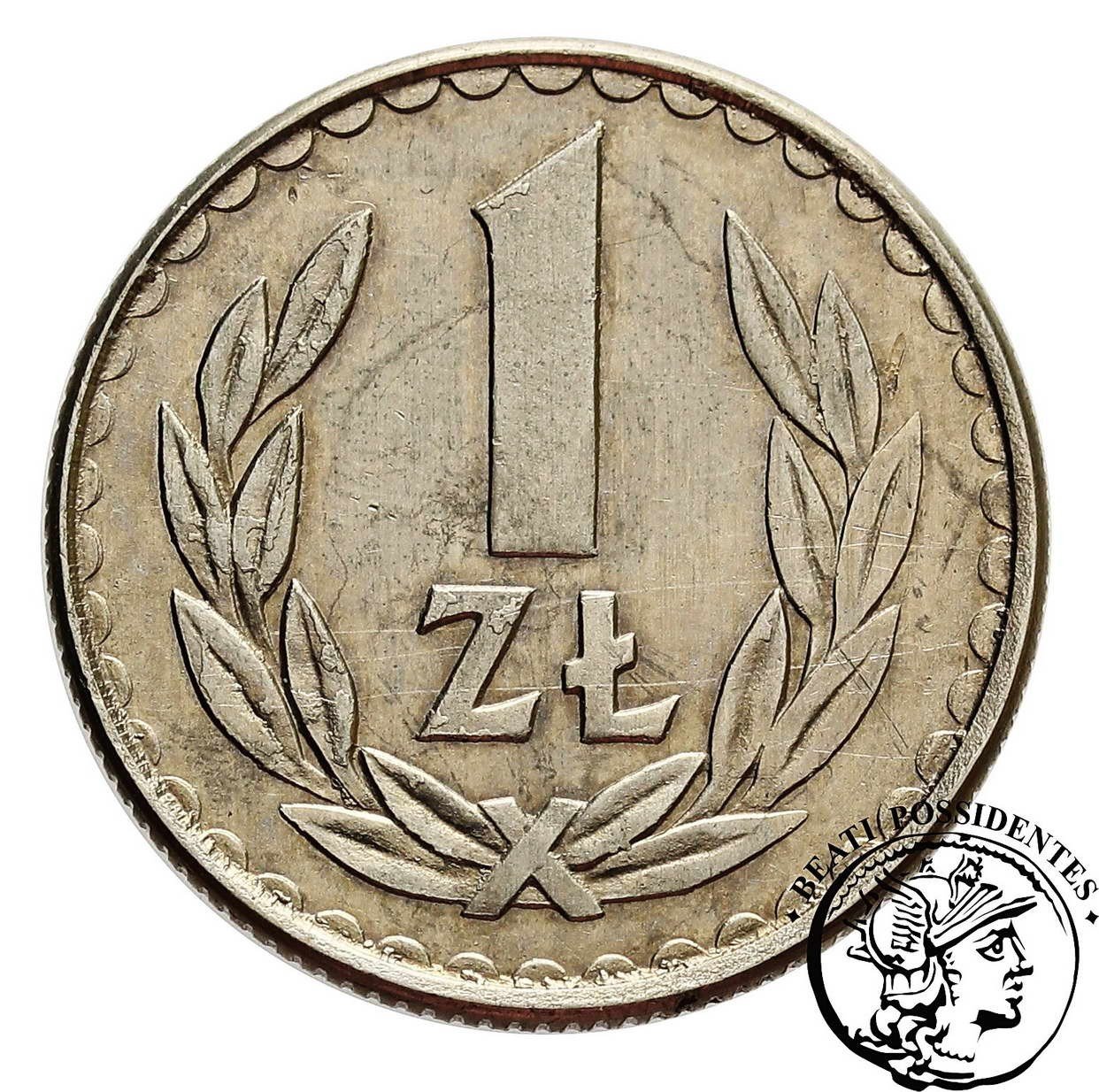 PRL 1 złoty 1984 PRÓBA miedzionikiel st. 2/2+ -RRR-