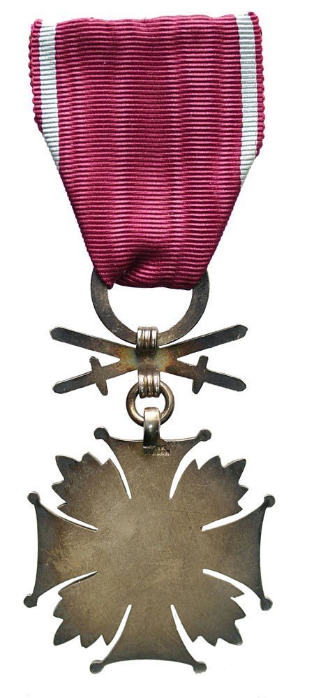 Srebrny Krzyż Zasługi z Mieczami, Spink&Son;