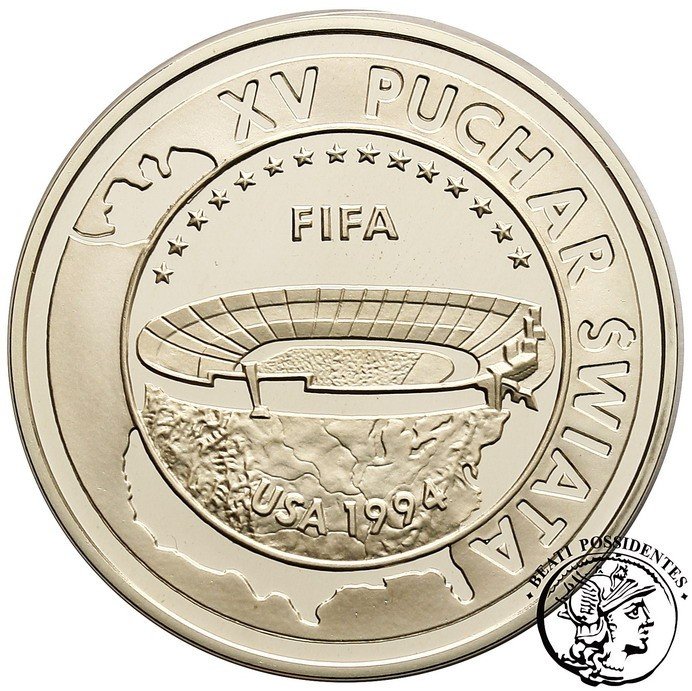 Polska III RP 1000 zł 1994 FIFA st. L