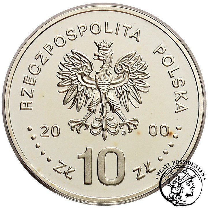 Polska III RP 10 zł 2000 20 lat Solidarności st. L