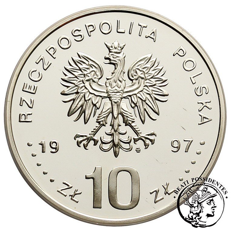 Polska III RP 10 zł 1997 S. Batory popiersie st. L