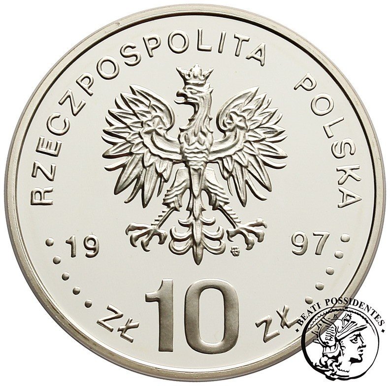 Polska III RP 10 złotych 1997 Stefan Batory półpostać st. L