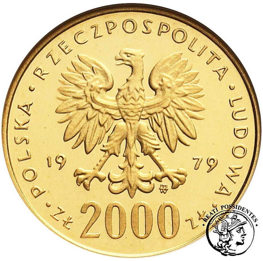 2000 zł Mikołaj Kopernik 1979 Au st. L