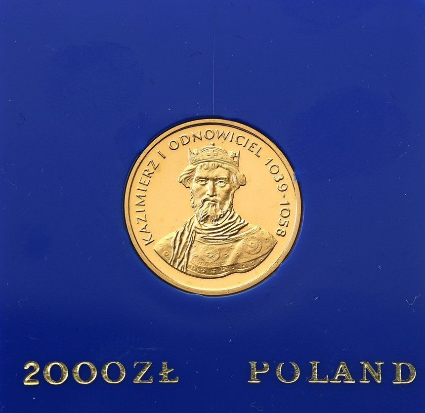 Polska PRL 2000 złotych 1980 Kazimierz I Odnowiciel st. L
