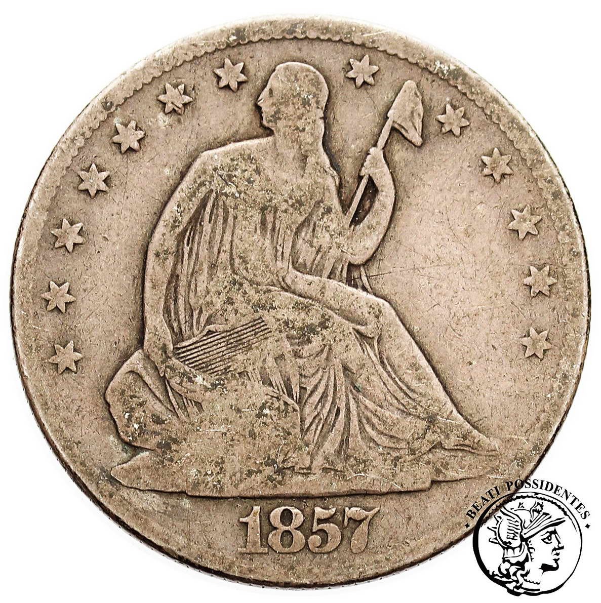 USA, 1/2 $ dolara 1857 st.3-