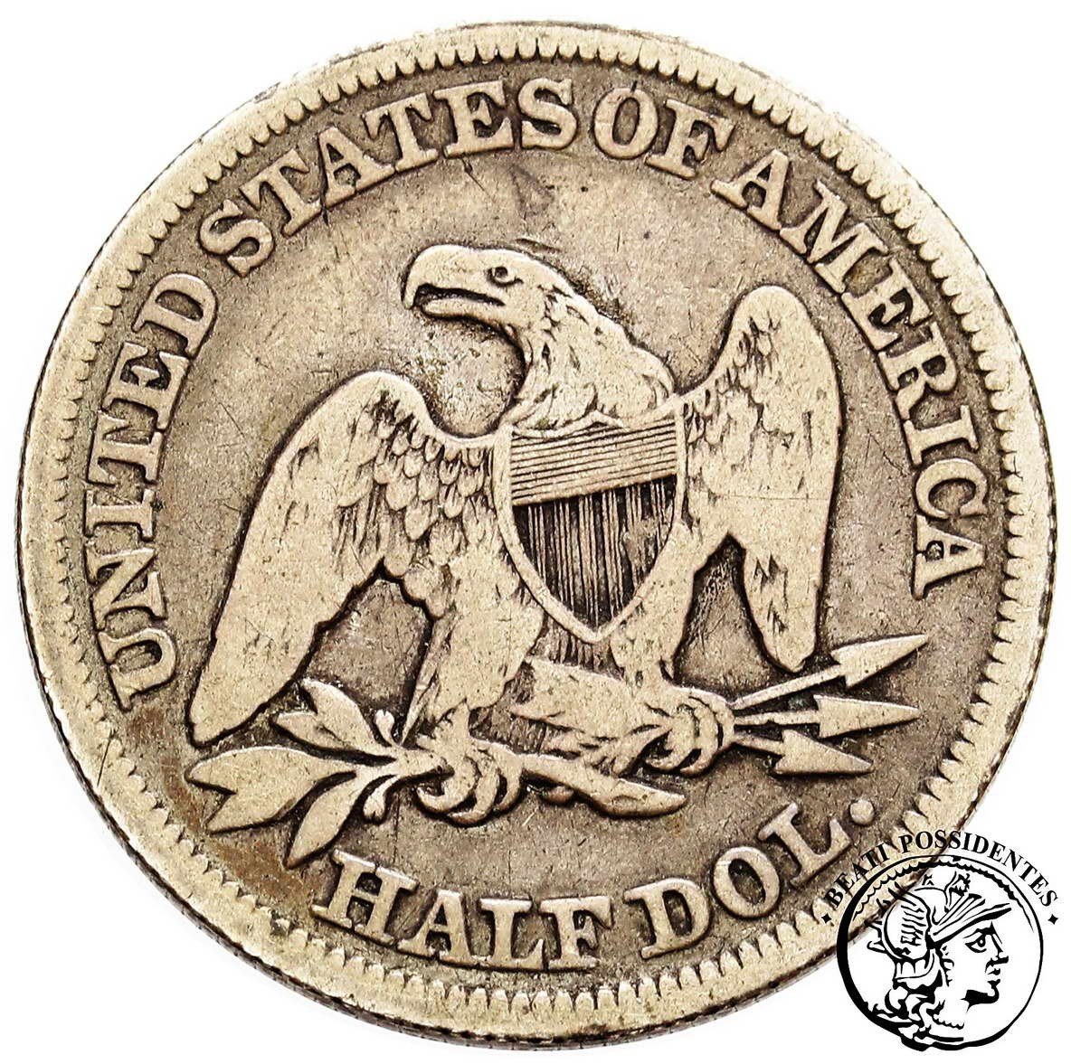 USA 1/2 $ dolara 1857 Philadelphia st. 3