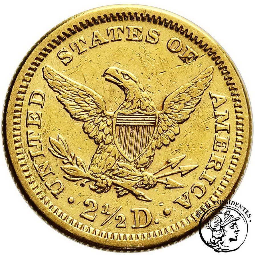 USA 2 1/2 $ dolara 1878 Philadelphia st. 3