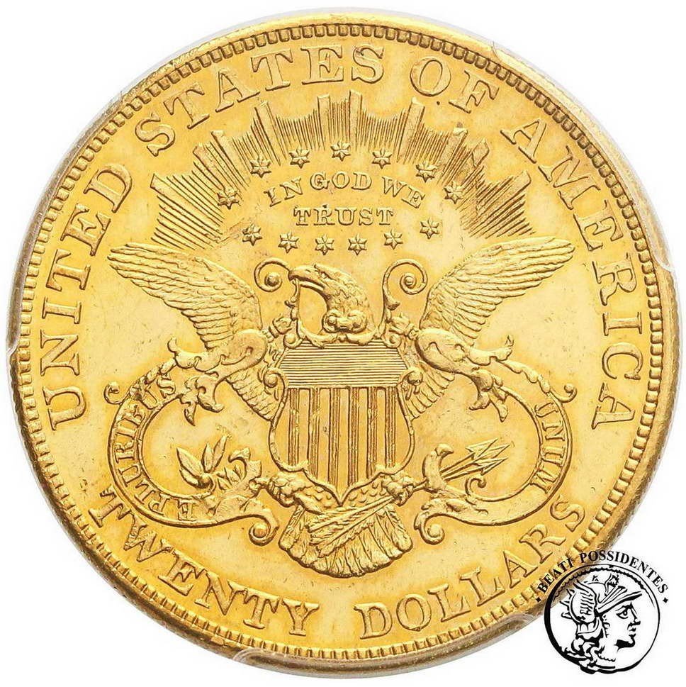 USA 20 dolarów 1904 Philadelphia  PCGS MS62