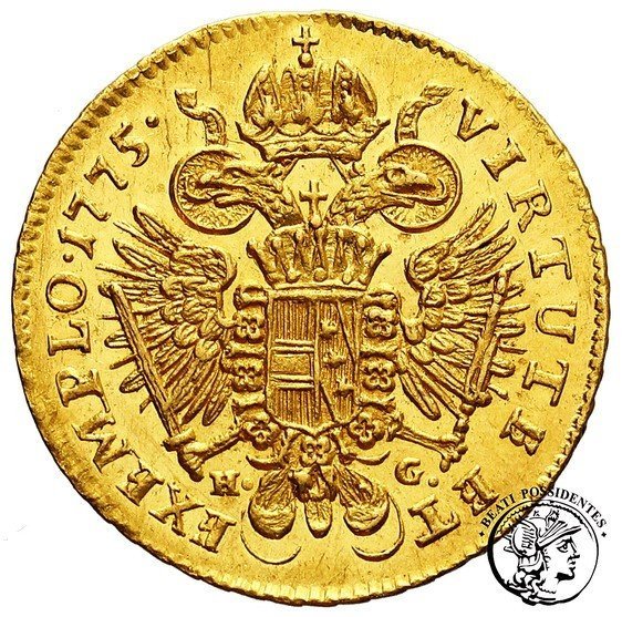 Austria Józef II Dukat Transylwania / Karlsburg 1775 E