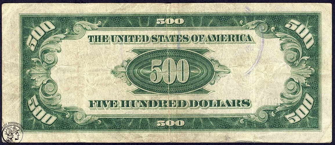 USA 500 Dolarów 1934 G st.3-