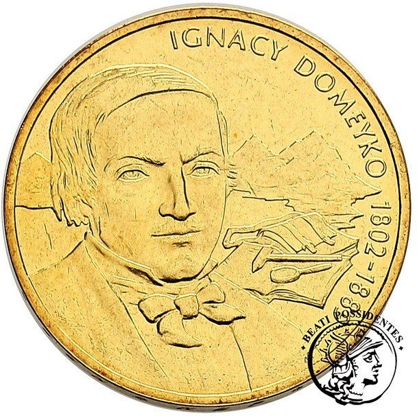 Polska 2 złote Ignacy Domeyko