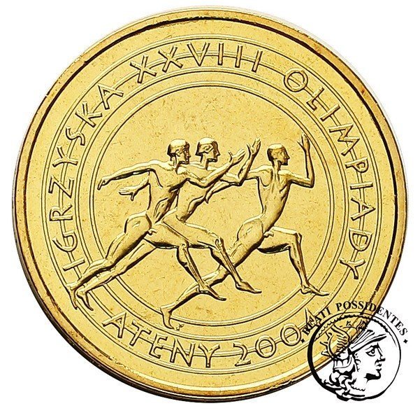 Polska 2 złote Ateny 2004.
