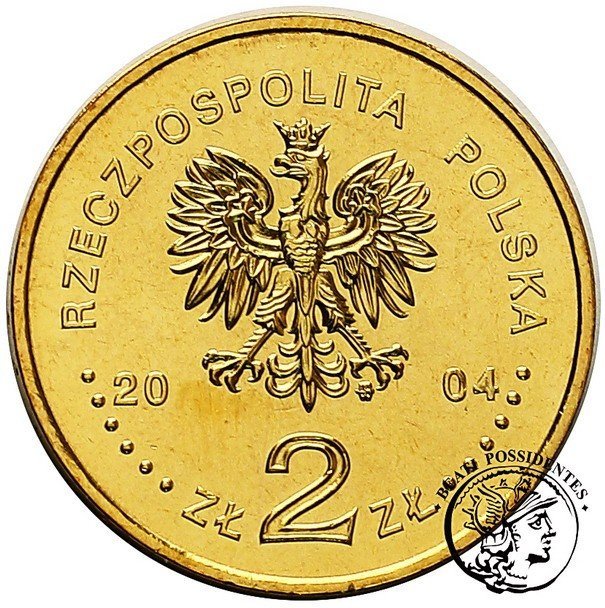 Polska 2 złote Ateny 2004.