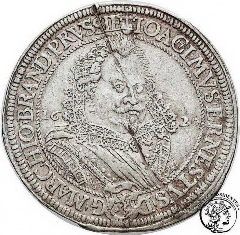 Niemcy Brandenburg-Ansbach talar 1620 st. 3