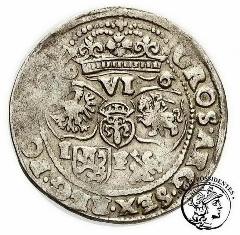 Polska Zygmunt III Waza szóstak 1596 Lublin -RR- st 3