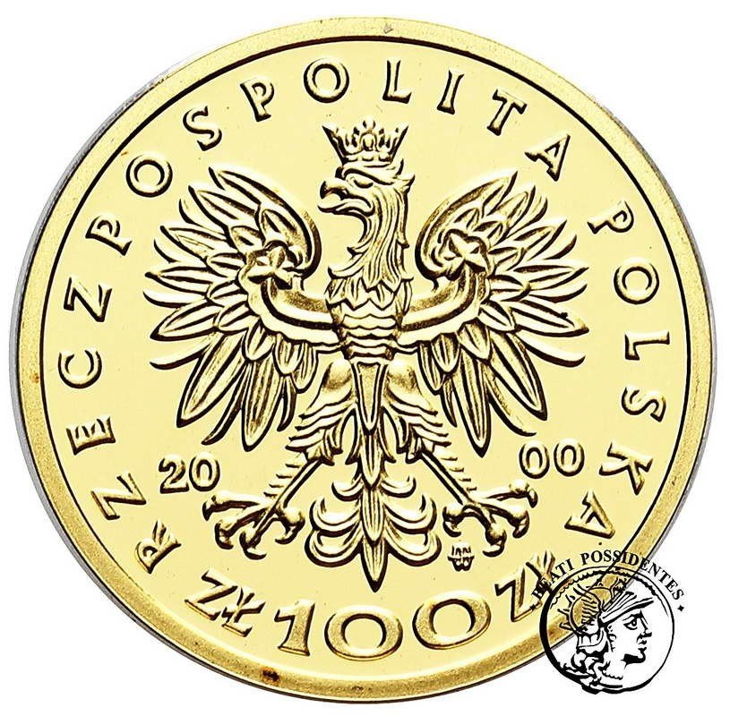 Polska III RP 100 zł 2000 Królowa Jadwiga st. L