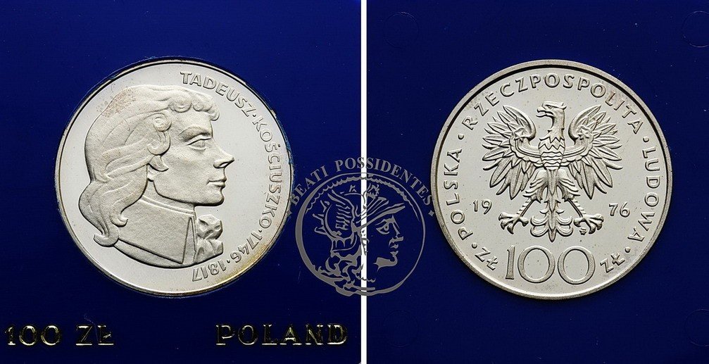 100 złotych 1976 Kościuszko