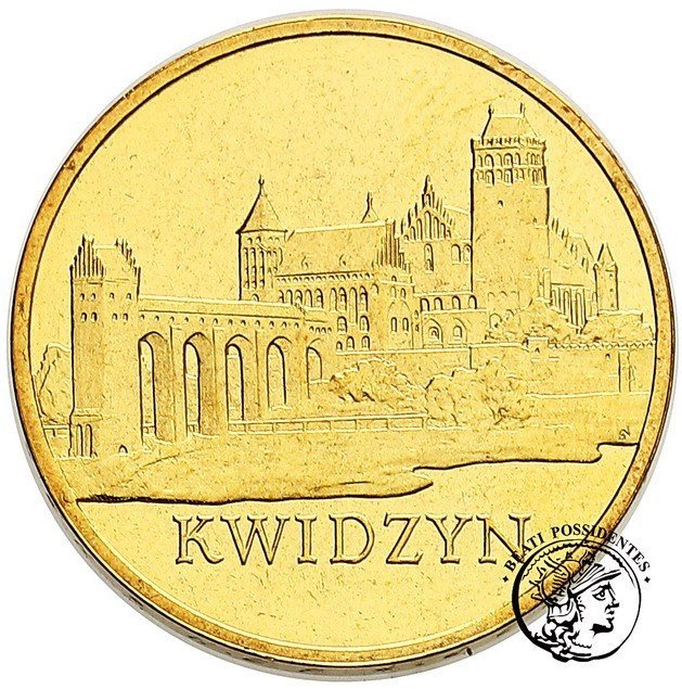Polska 2 złote Kwidzyn.