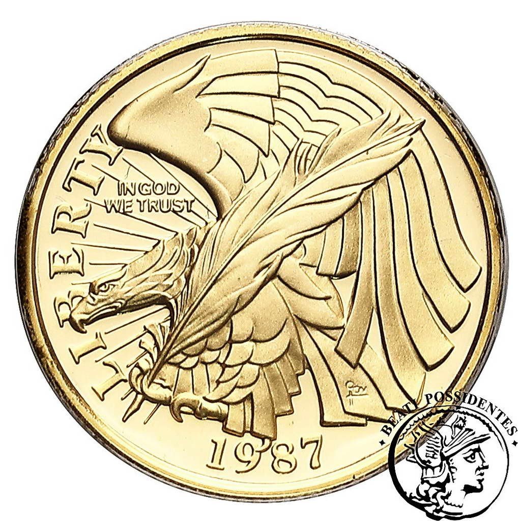 USA 5 $ dolarów 1987 200-lecie Konstytucji st. L