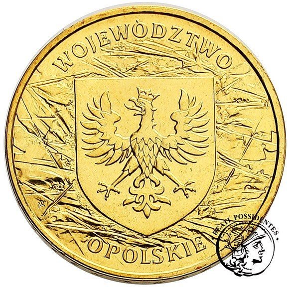 Polska 2 złote Województwo Opolskie.