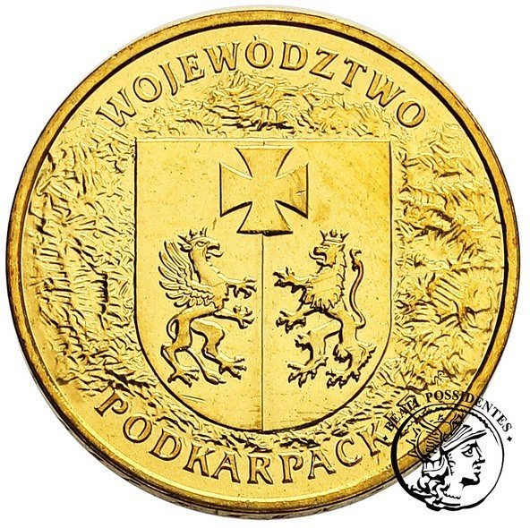 Polska 2 złote Województwo Podkarpackie