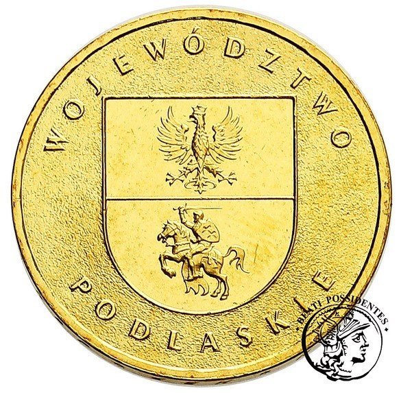 Polska 2 złote Województwo Podlaskie.