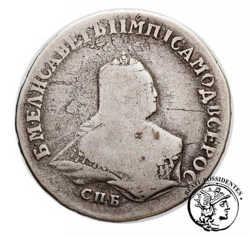 Rosja Elżbieta połtina 1753 IM st. 3-